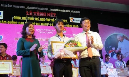  Finale du concours «Les jeunes étudient et suivent l’exemple moral de Ho Chi Minh» - ảnh 1